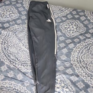 Adidas Joggers Gray with White Stripes